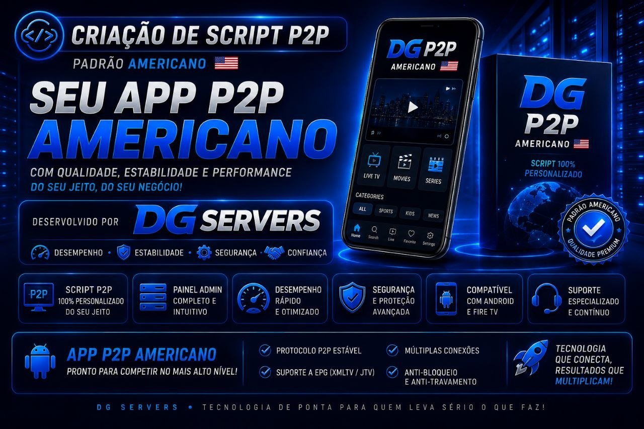 Script IPTV IBO P2P AMERICANO 2.0