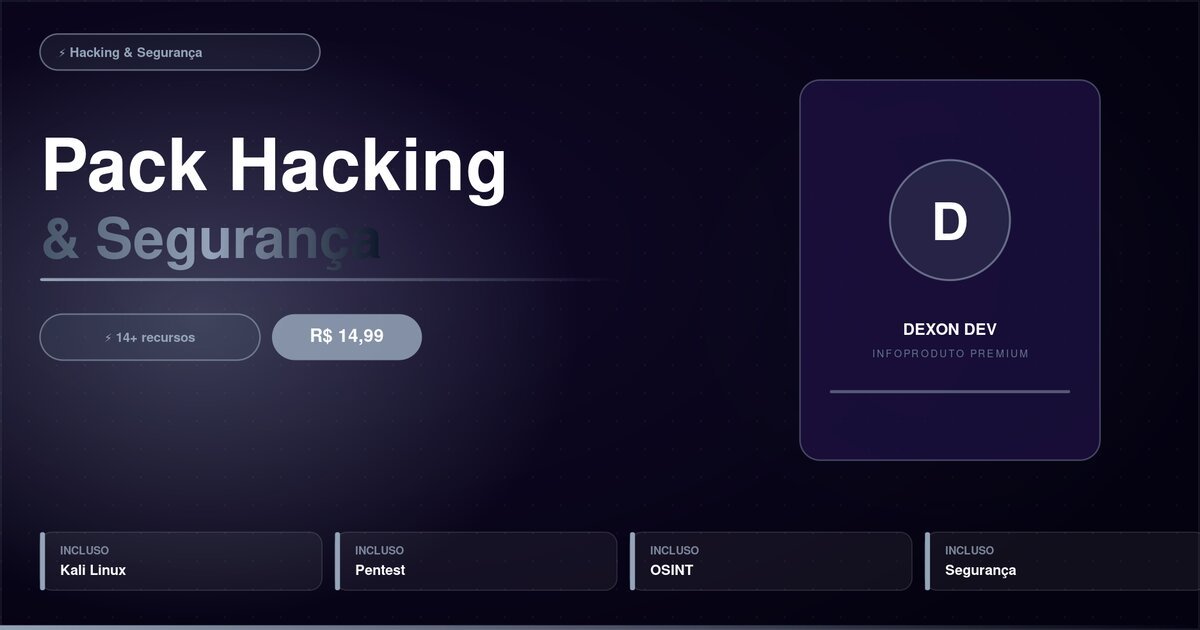 Pack Hacking & Segurança
