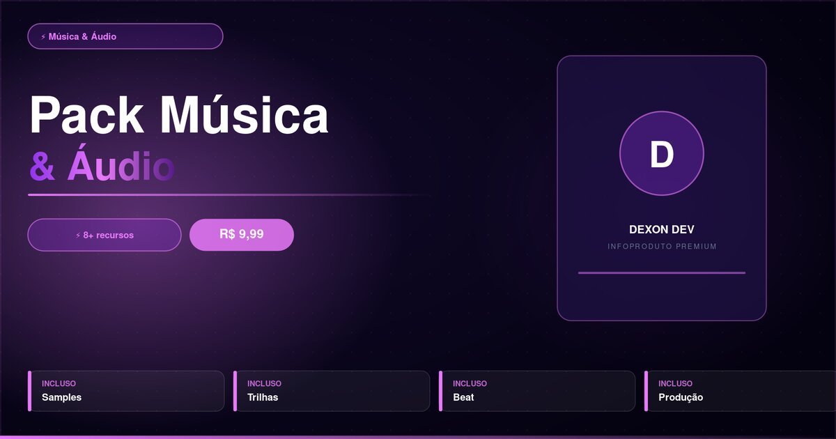 Pack Música & Áudio