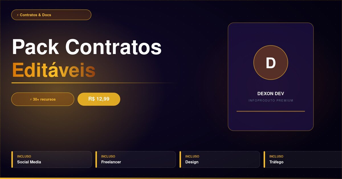 Pack Contratos Editáveis